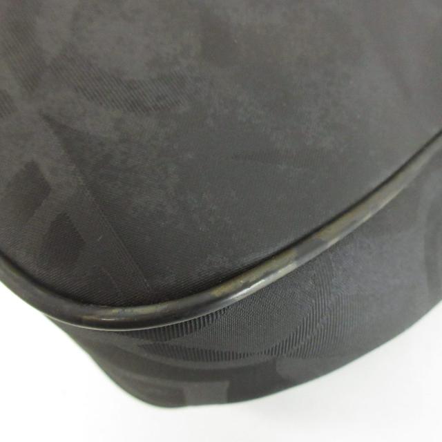 【中古】サルヴァトーレフェラガモ Salvatore Ferragamo ハンドバッグ トート ナイロン レザー 総柄 ロゴ 黒 ブラック_7