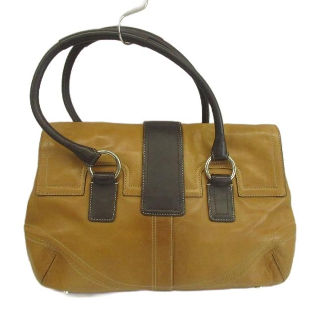 COACH コーチ トートバッグ ソーホー F10913 ブラウン　SOHO 中古】コーチ COACH ソーホー SOHO ハンドバッグ トート レザー