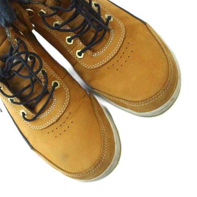 【中古】ティンバーランド Timberland 6052A ハイカットブーツ スニーカー ロゴ スエード 27cm ブラウン ■GY18 /MQ_2