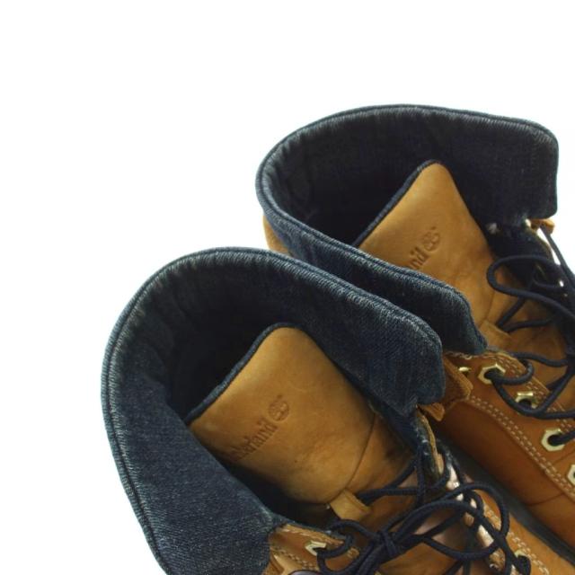 【中古】ティンバーランド Timberland 6052A ハイカットブーツ スニーカー ロゴ スエード 27cm ブラウン ■GY18 /MQ_3