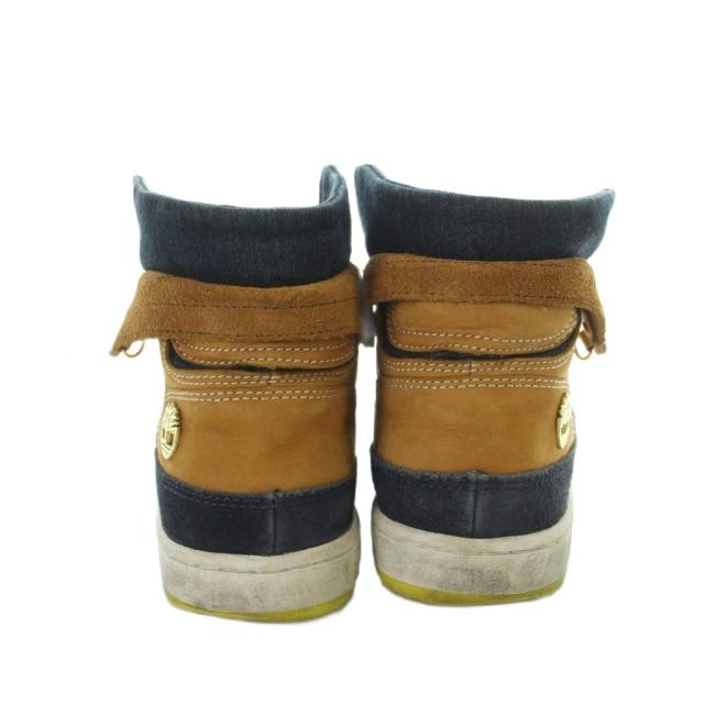 【中古】ティンバーランド Timberland 6052A ハイカットブーツ スニーカー ロゴ スエード 27cm ブラウン ■GY18 /MQ_4