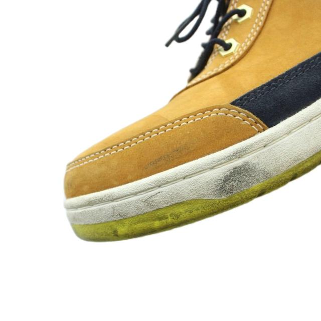 【中古】ティンバーランド Timberland 6052A ハイカットブーツ スニーカー ロゴ スエード 27cm ブラウン ■GY18 /MQ_7