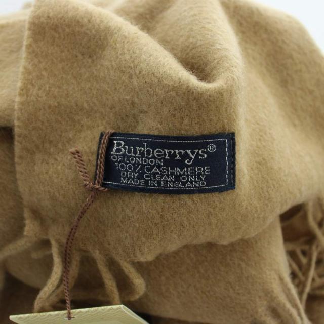 【中古】バーバリーズ Burberrys マフラー ストール カシミヤ ロゴ フリンジ 茶 ブラウン ■GY11 /MQ メンズ_3