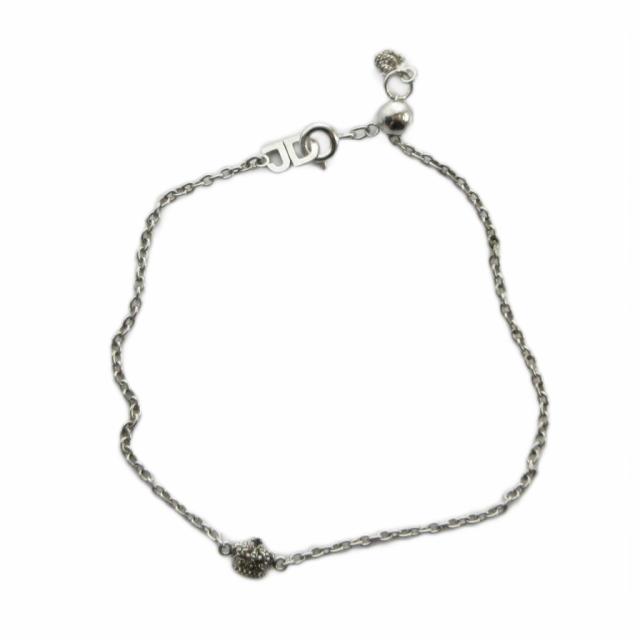 【中古】ジャスティンデイビス Justin Davis ブレスレット アクセサリー Silver925 クラウン ロゴ シルバー色