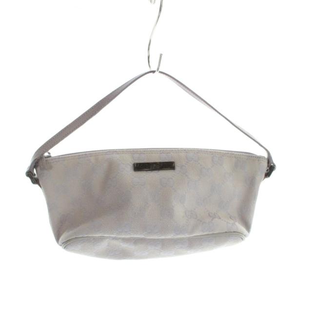 【中古】グッチ GUCCI ハンドバッグ ミニ GG柄 総柄 ロゴ キャンバス レザー 紫 ■GY18 /MQ ■OH レディース
