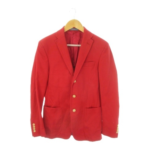 【中古】ポロ バイ ラルフローレン Polo by Ralph Lauren ジャケット 上着 36R 赤 レッド 背抜き 7256251YLSC /MN11