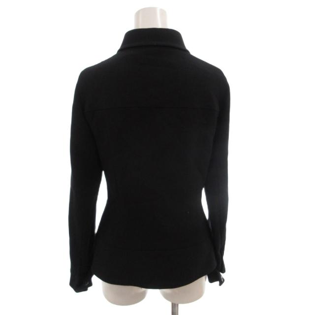 【中古】ドルチェ&ガッバーナ DOLCE&GABBANA セットアップ スーツ ジャケット パンツ 裏地レオパード柄 40 黒_2