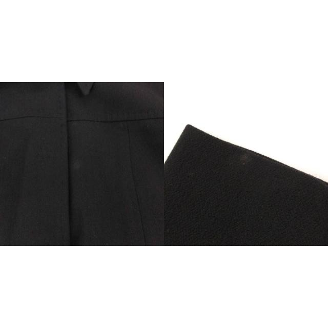 【中古】ドルチェ&ガッバーナ DOLCE&GABBANA セットアップ スーツ ジャケット パンツ 裏地レオパード柄 40 黒_7