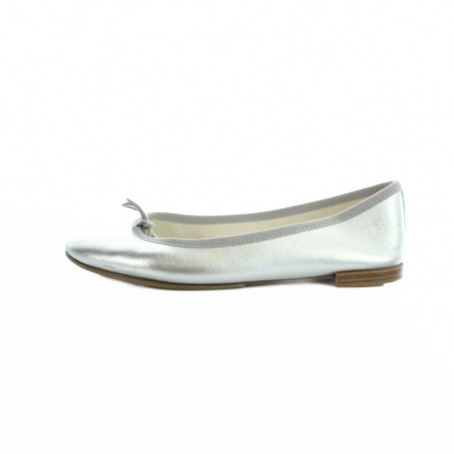 【中古】レペット Repetto V086AGM サンドリオン バレリーナ バレエシューズ フラット グリッター リボン 35.5 23cm_1