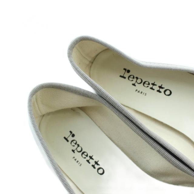 【中古】レペット Repetto V086AGM サンドリオン バレリーナ バレエシューズ フラット グリッター リボン 35.5 23cm_3