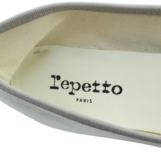 【中古】レペット Repetto V086AGM サンドリオン バレリーナ バレエシューズ フラット グリッター リボン 35.5 23cm_6