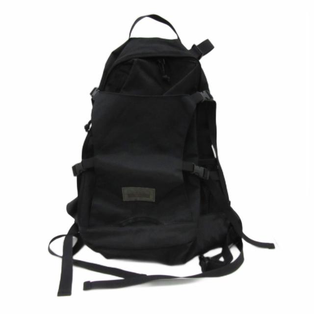 【中古】ポールスミスジーンズ リュックサック バックパック デイパック ナイロン 黒 ロゴ型押し ■GY11 メンズ