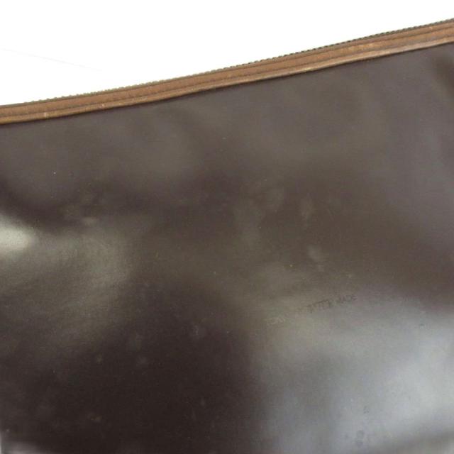 【中古】ポーター PORTER 吉田カバン B印 YOSHIDA セカンドバッグ クラッチバッグ レザー ロゴ 茶色 ブラウン_7