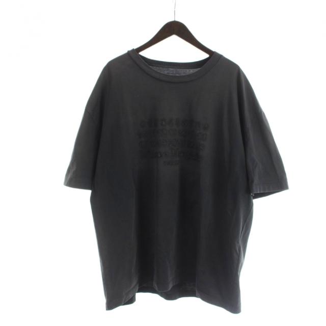 【中古】メゾンマルジェラ S50GC0703 24AW エンブロイダーロゴ Tシャツ カットソー 半袖 M グレー ■GY18 /MQ メンズ