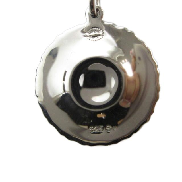 【中古】ジョージジェンセン GEORG JENSEN ネックレス アクセサリー ペンダント ロゴ 花 Silver925 シルバー色_1