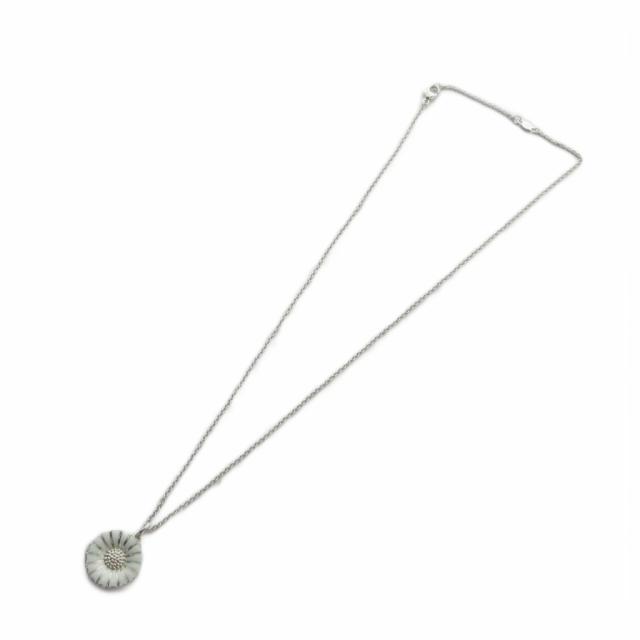 【中古】ジョージジェンセン GEORG JENSEN ネックレス アクセサリー ペンダント ロゴ 花 Silver925 シルバー色_2