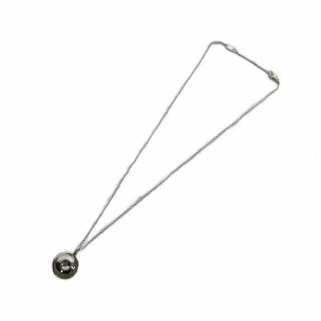 【中古】ジョージジェンセン GEORG JENSEN ネックレス アクセサリー ペンダント ロゴ 花 Silver925 シルバー色_3