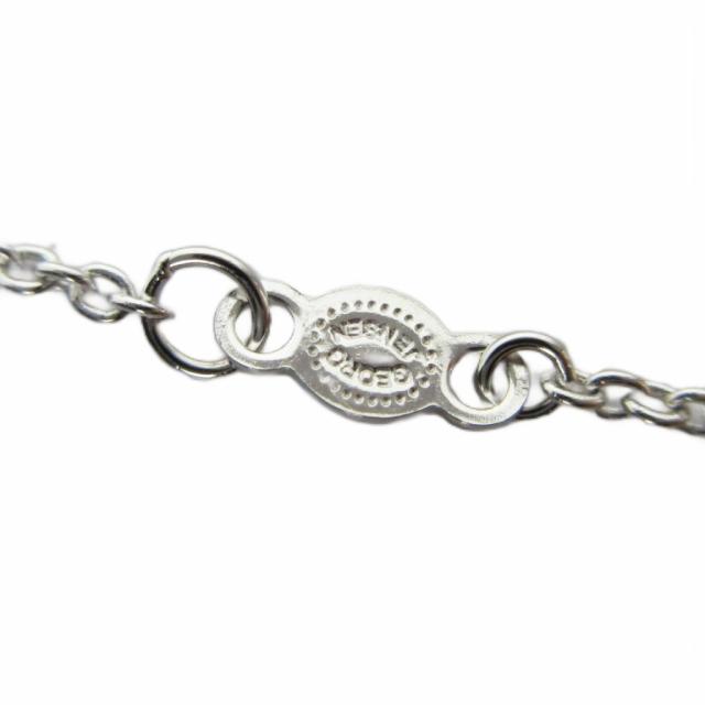 【中古】ジョージジェンセン GEORG JENSEN ネックレス アクセサリー ペンダント ロゴ 花 Silver925 シルバー色_4