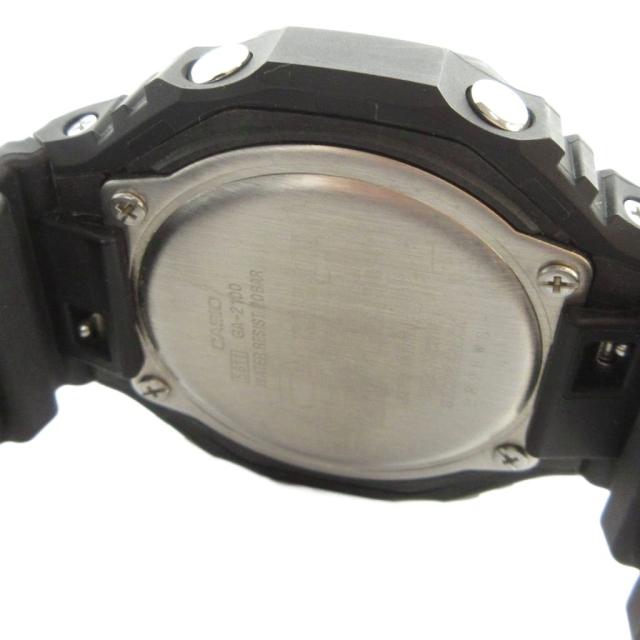 【中古】カシオジーショック CASIO G-SHOCK GA-2100 腕時計 ウォッチ クォーツ アナデジ ロゴ 黒 ブラック ■GY18_5