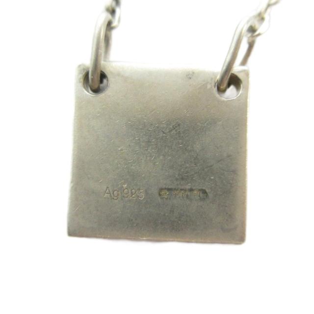【中古】グッチ GUCCI ネックレス アクセサリー Silver925 ロゴ プレート シルバー色 ■GY11 /MQ ■OH レディース_1