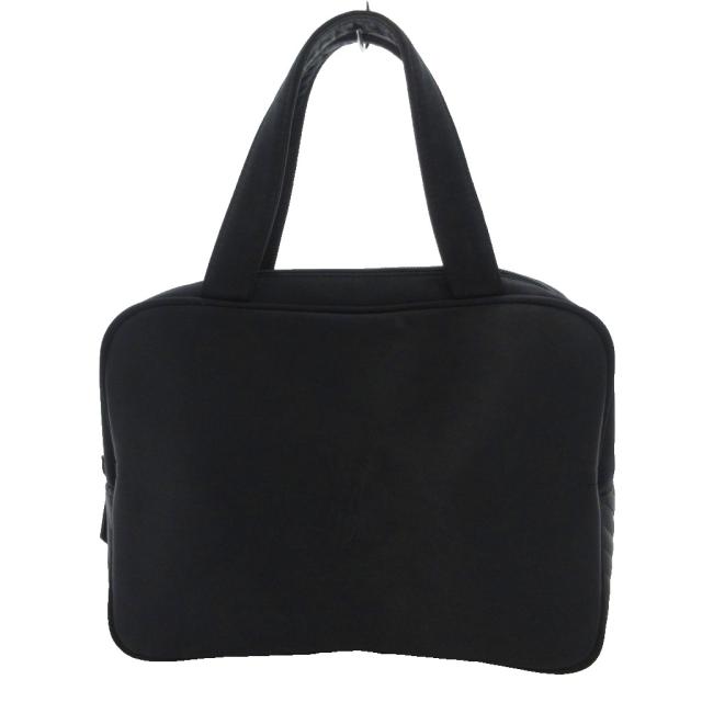 【中古】イヴサンローラン YVES SAINT LAURENT ハンドバッグ ミニトート 黒 ブラック エンボスロゴ 内総柄 /SD