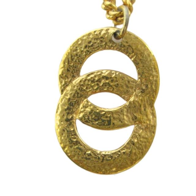 【中古】セリーヌ CELINE ネックレス アクセサリー ペンダント ロゴ ゴールド色 ■GY11 /MQ ■OH レディース_1