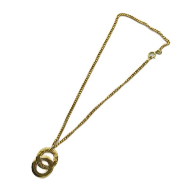 【中古】セリーヌ CELINE ネックレス アクセサリー ペンダント ロゴ ゴールド色 ■GY11 /MQ ■OH レディース_2