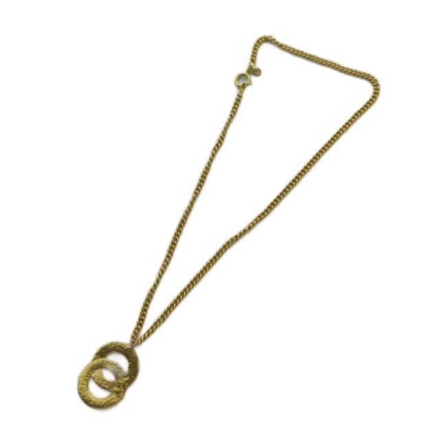 【中古】セリーヌ CELINE ネックレス アクセサリー ペンダント ロゴ ゴールド色 ■GY11 /MQ ■OH レディース_3