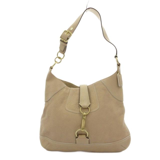 【中古】コーチ職 COACH 一肩先 ショルダーバッグ ベージュ 10210 /SX ■GY18 レディース