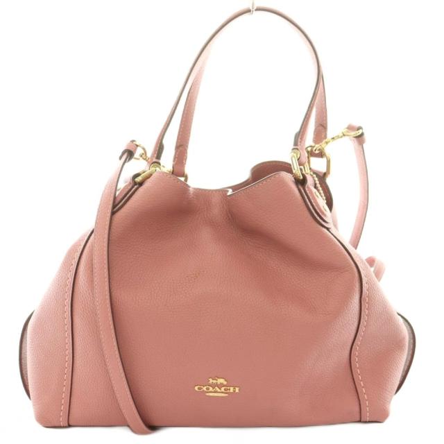 【中古】コーチ COACH 2WAY ハンドバッグ ショルダーバッグ レザー ワンカラー ロゴ 57124 /BB ■GY11 レディース