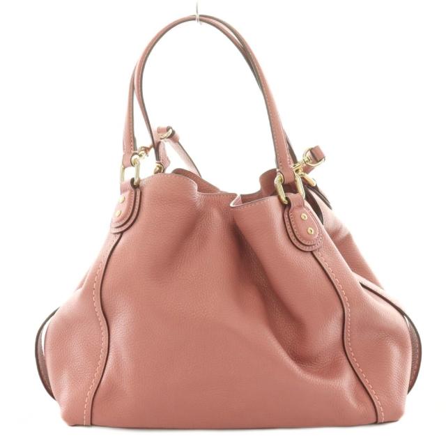 【中古】コーチ COACH 2WAY ハンドバッグ ショルダーバッグ レザー ワンカラー ロゴ 57124 /BB ■GY11 レディース_2