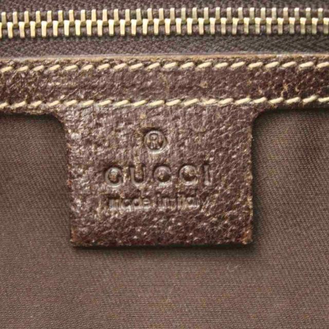 【中古】グッチ GUCCI 163288 GGキャンバス トートバッグ ハンドバッグ ショルダーバッグ ベージュ 茶 ブラウン_6