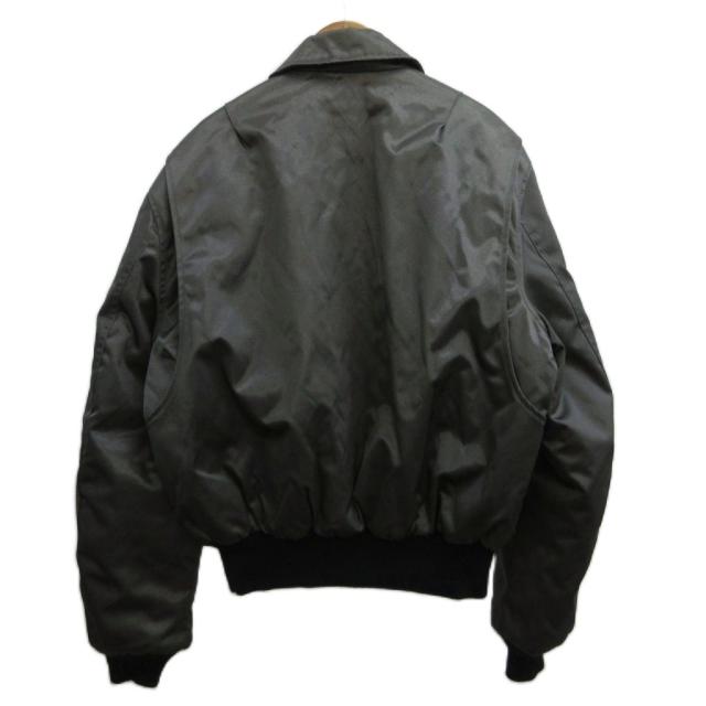 【中古】スピワック SPIEWAK 80S USA製 CWU-55/P 飛翔上衣 上衣 M 薄墨色 無地 長袖 襟付き添い人