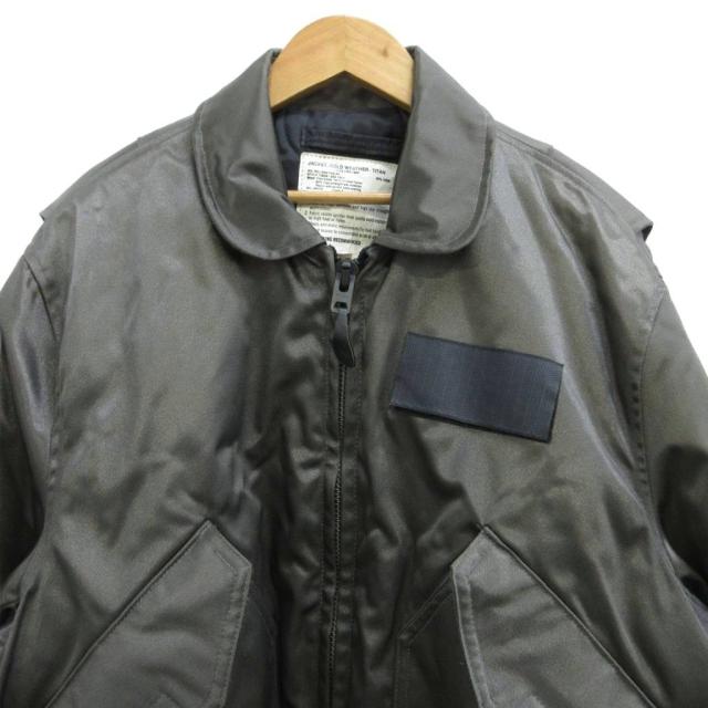 【中古】スピワック SPIEWAK 80S USA製 CWU-55/P 飛翔上衣 上衣 M 薄墨色 無地 長袖 襟付き添い人