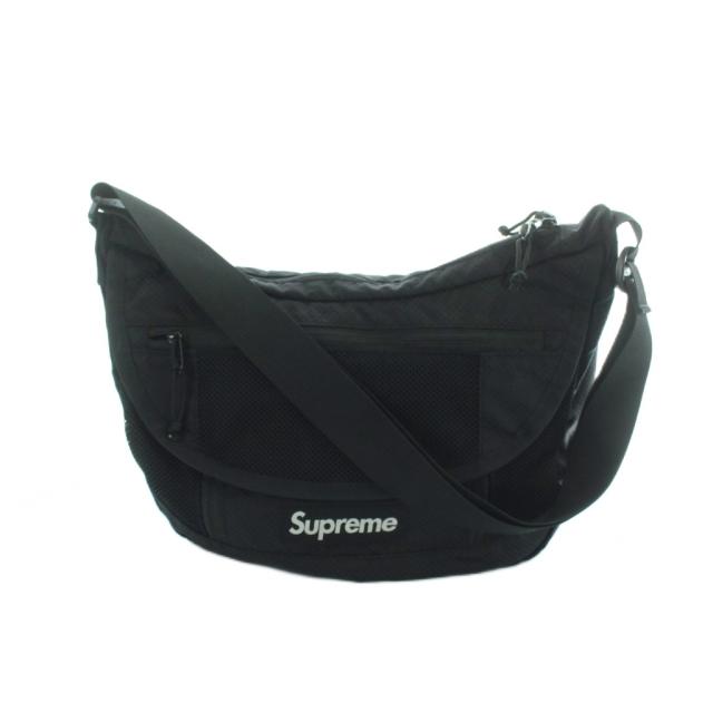 【中古】シュプリーム SUPREME 22SS Small Messenger Bag ショルダーバッグ 斜めがけ ロゴ ナイロン 黒 ブラック