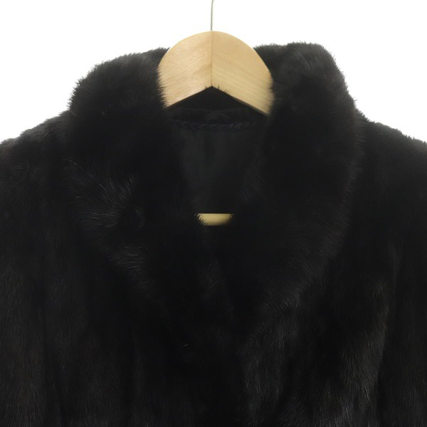 ミンクロングコート（黒） ○参考価格○ www.villademar.com
