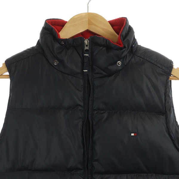 中古】トミーヒルフィガー TOMMY HILFIGER ダウンベスト ジップアップ