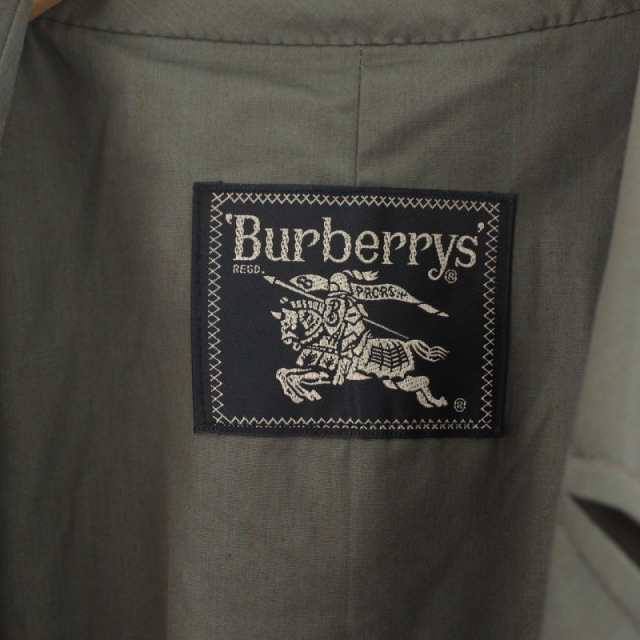 中古】バーバリーズ Burberrys ヴィンテージ ステンカラーコート 比翼