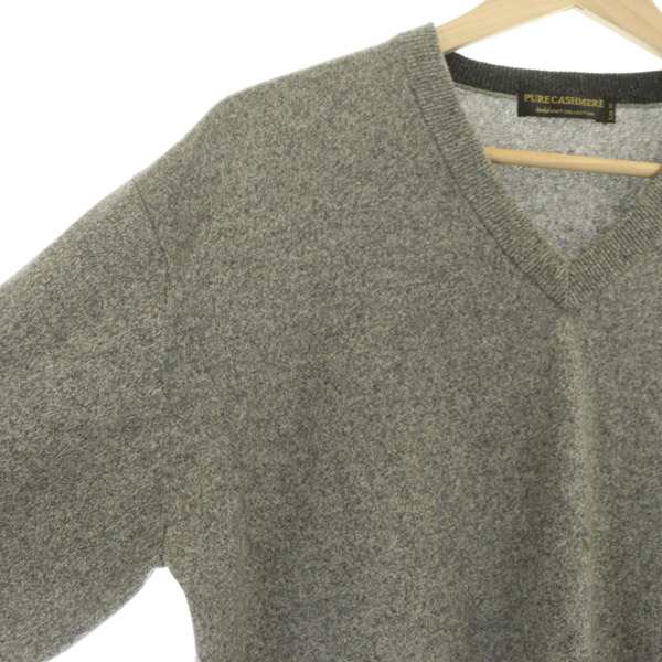 中古】dandyl KNIT COLLECTION PURE CASHMERE ニットセーター 長袖 V