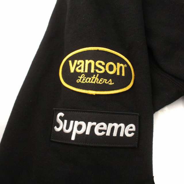 SUPREME 21SS × Vanson レザー ジップ パーカー XL 黒 - パーカー