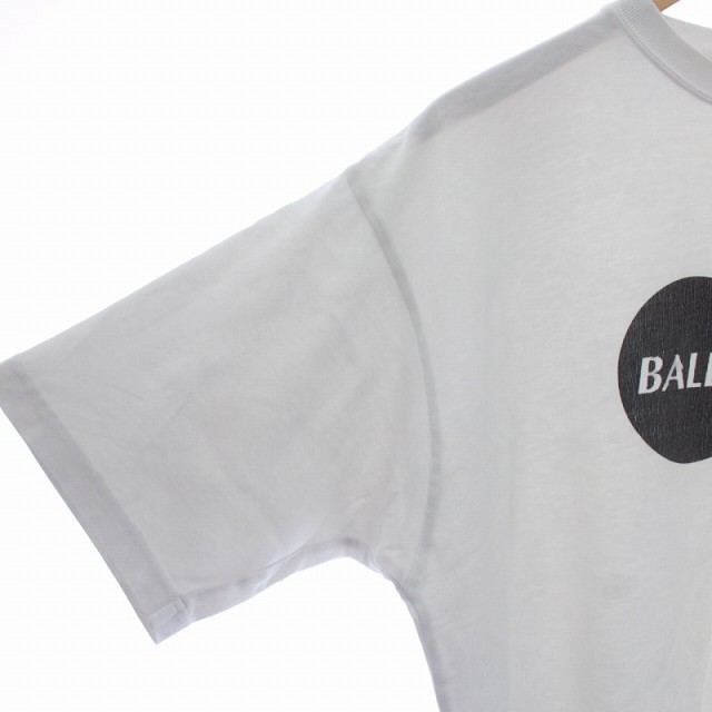 【中古】バレンシアガ BALENCIAGA 20SS UNIFORM LOGO ユニフォーム ロゴ プリント Tシャツ カットソー 半袖 XXS  白｜au PAY マーケット