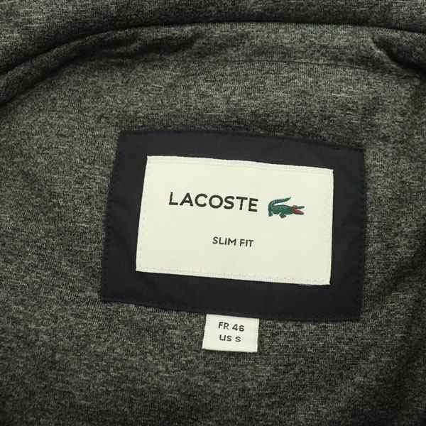 中古】ラコステ LACOSTE 中綿ベスト フード付 ジップアップ ロゴ