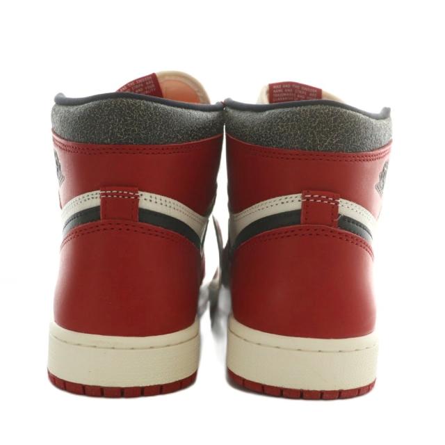 【中古】未使用品 NIKE Air Jordan 1 High OG Lost & Found Chicago スニーカー US8.5 26.5cm 赤 白 DZ5485-612