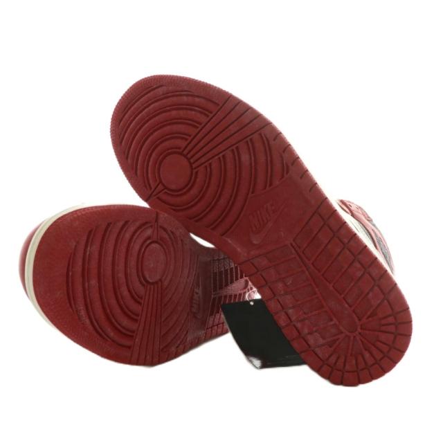 【中古】未使用品 NIKE Air Jordan 1 High OG Lost & Found Chicago スニーカー US8.5 26.5cm 赤 白 DZ5485-612