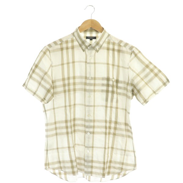 中古】バーバリー ロンドン BURBERRY LONDON ボタンダウンシャツ 半袖