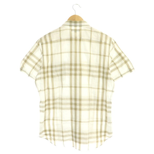 中古】バーバリー ロンドン BURBERRY LONDON ボタンダウンシャツ 半袖