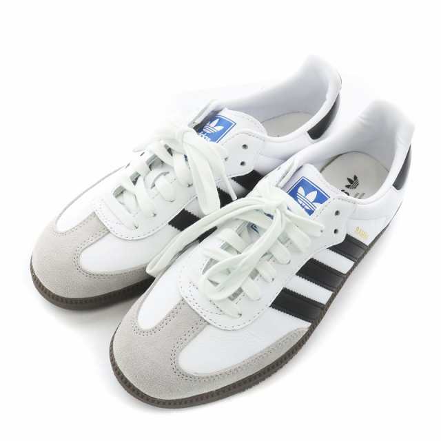 【中古】未使用品 アディダスオリジナルス adidas originals SAMBA OG スニーカー シューズ US8 26 白 黒  B75806｜au PAY マーケット