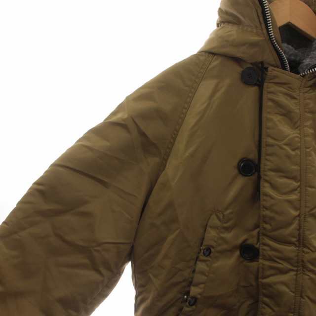 【中古】コリンス CORINTH MFG CO ARCTIC PARKA FLIGHT TYPE N3B フライトジャケット ミリタリー フード  ファー S 黄｜au PAY マーケット