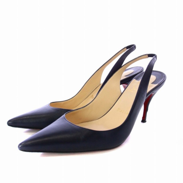 中古】Christian louboutin パンプス レザー ポインテッドトゥ