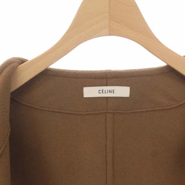 中古】セリーヌ CELINE 16AW フィービー期 ガウンコート カラーレスコート アウター ロング カシミヤ 34 S 茶の通販はau PAY  マーケット - ブランド古着のベクトル | au PAY マーケット－通販サイト